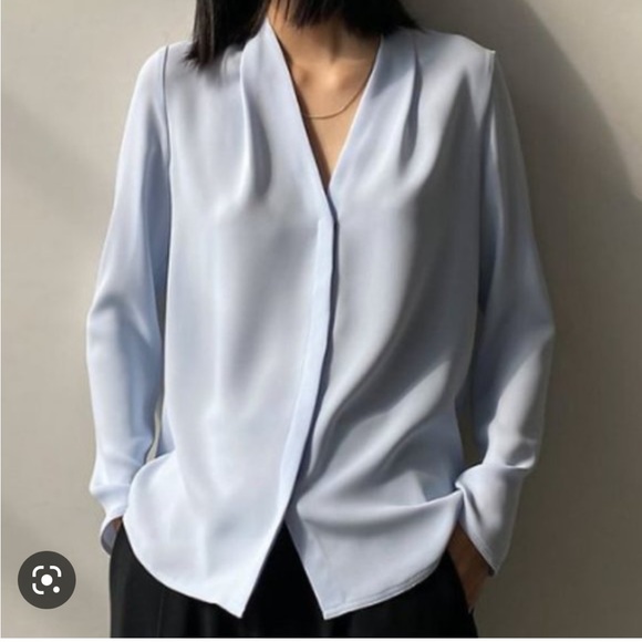 Babaton power blouse watercolour landscape print - Picture 12 of 12